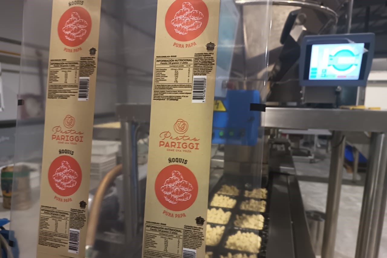 Producción de pastas frescas a gran escala