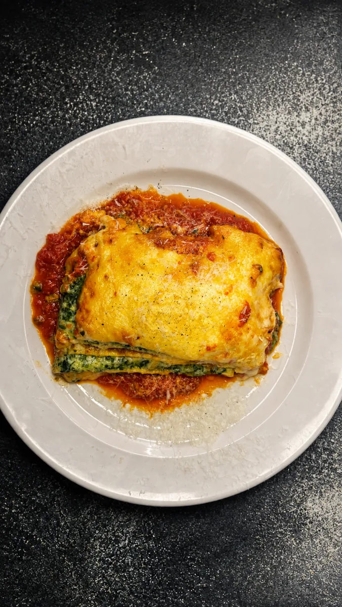Foglia de Lasagna — plato terminado