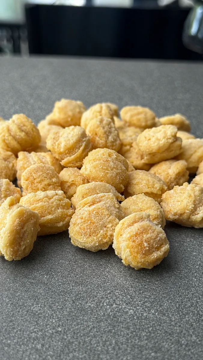 Ñoquis de Calabaza — pasta cruda